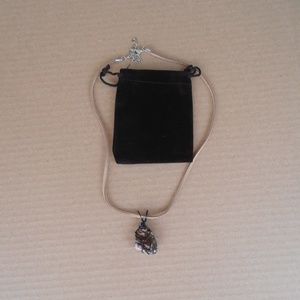 wire raped stone neclace